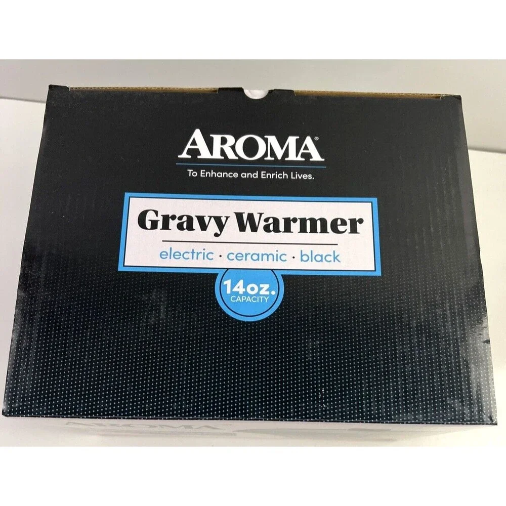 Aroma Gravy Warmer - 14 oz Capacity, Color-Black, Electric - NIB